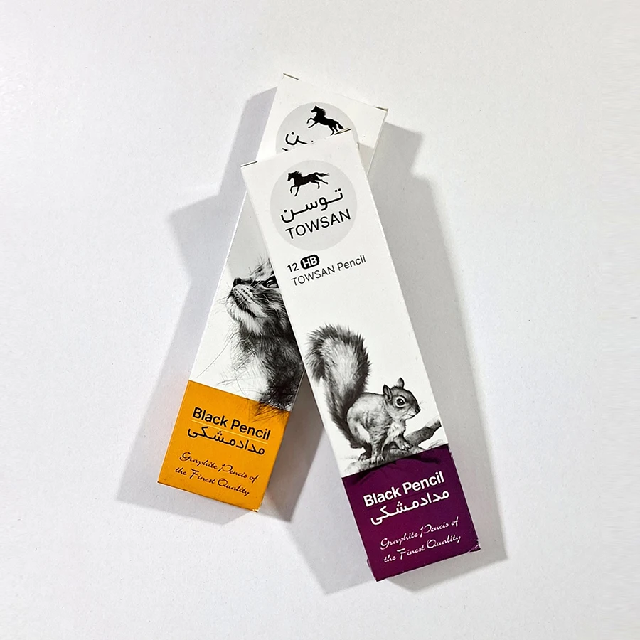 Towsan black pencil code 22, pack of 12