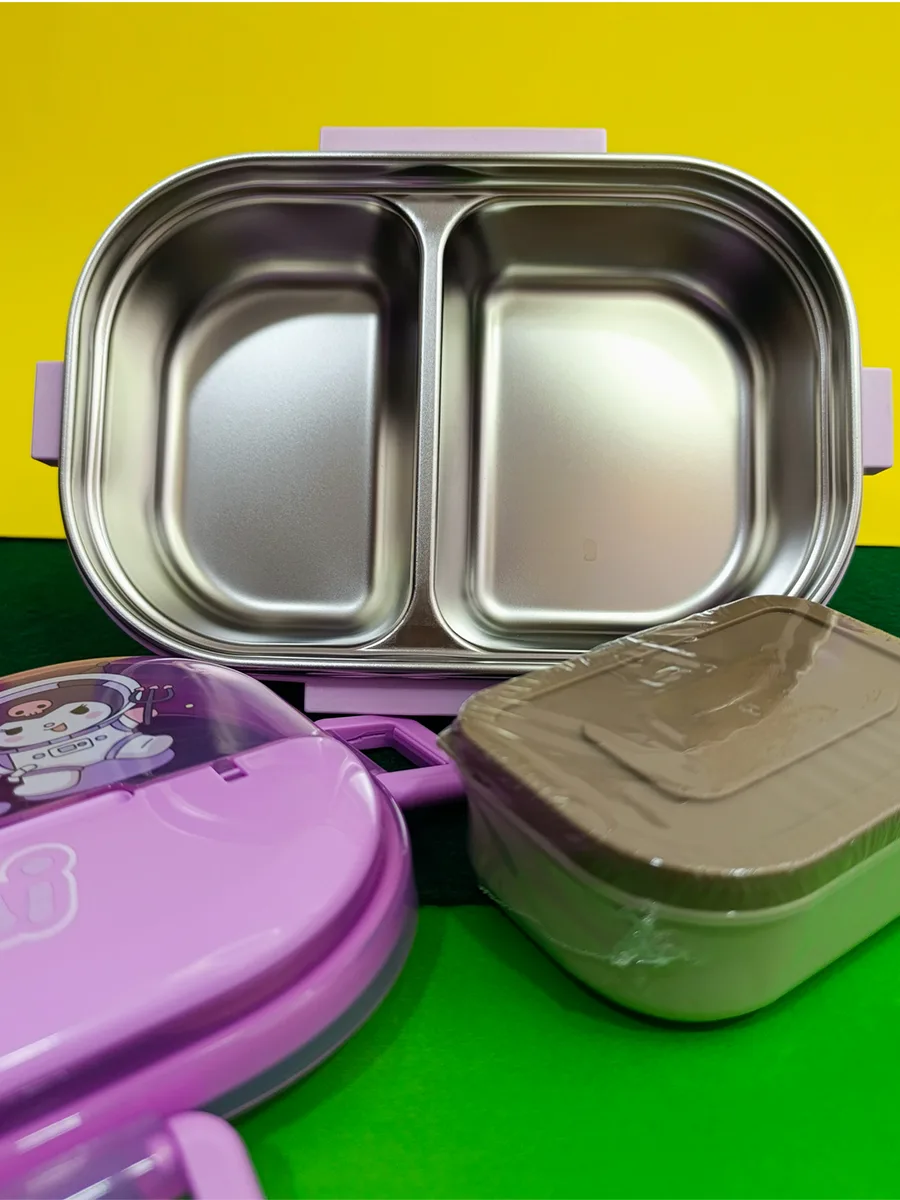 Food storage container, steel model, chrome design, code 1163