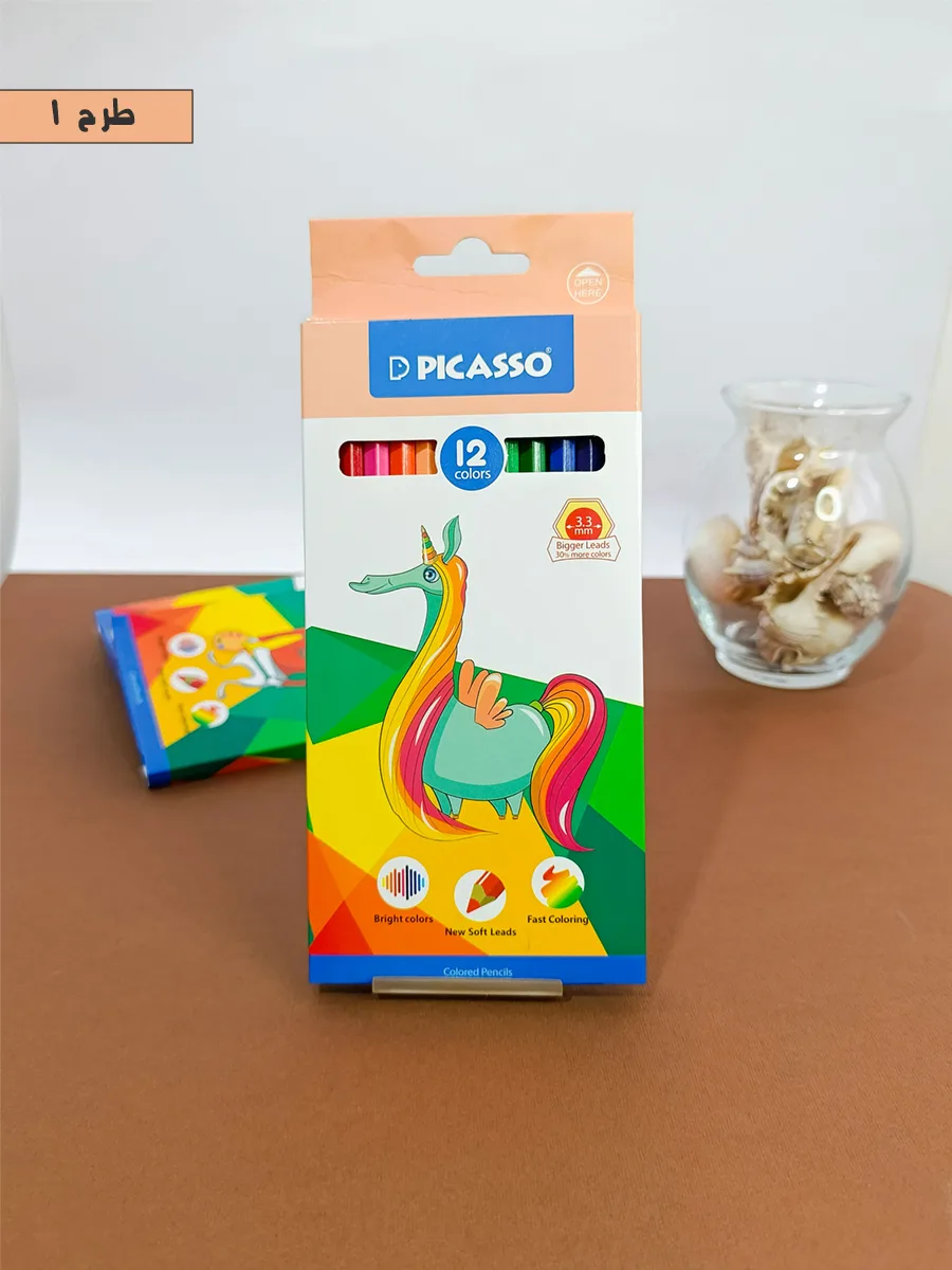 12 -colored Picasso colored pencil