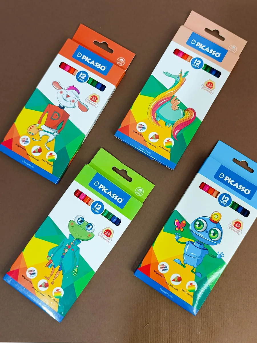 مداد رنگی 12 رنگ پیکاسو