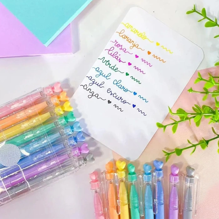 Pastel pen 8 colors gp-3670