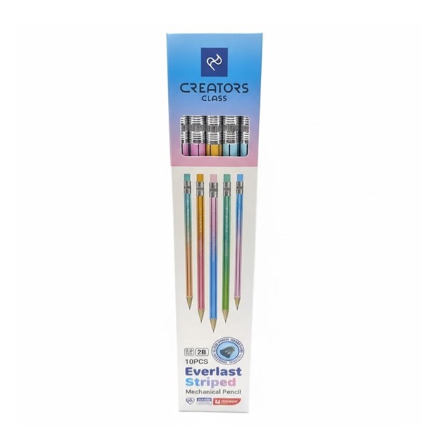 2 mm thick Everlast striped black pencil