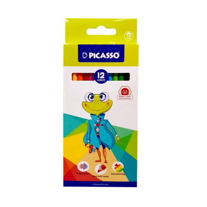 12 -colored Picasso colored pencil