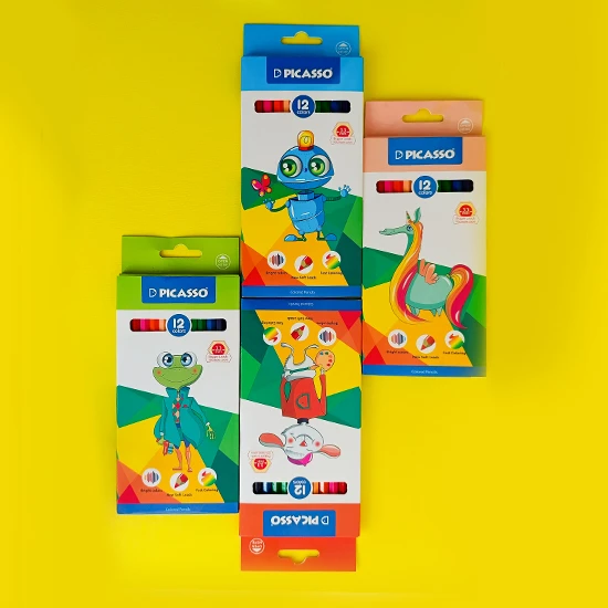 مداد رنگی 12 رنگ پیکاسو