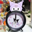 Doll chrome table clock