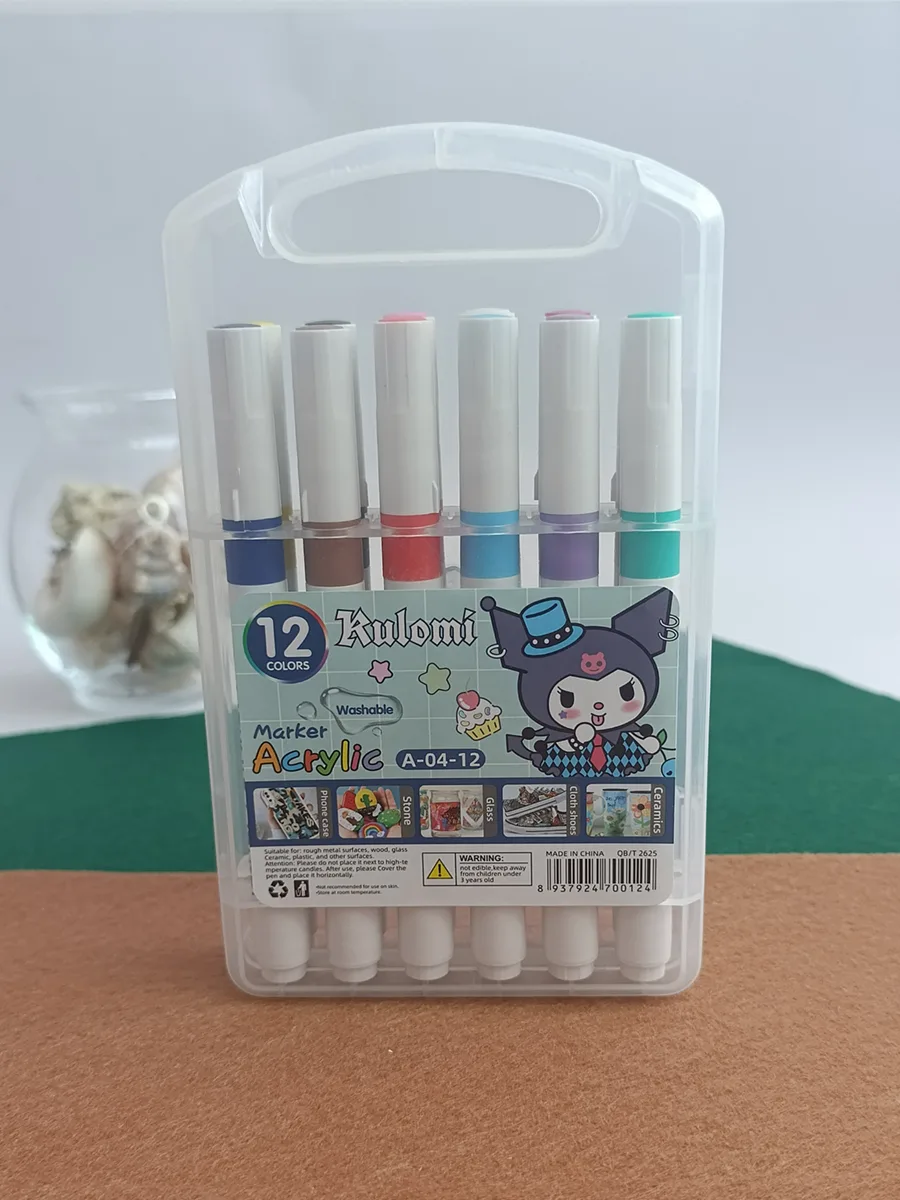 12 color acrylic paint marker, code 2625