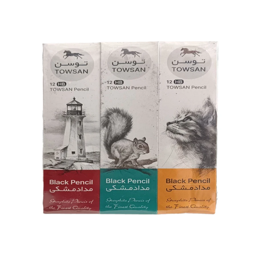 Towsan black pencil code 22, pack of 12