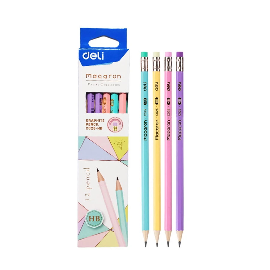 deli black pencil, pack of 12