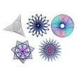Pars Rasam stencil, model of Euclid's magic circles
