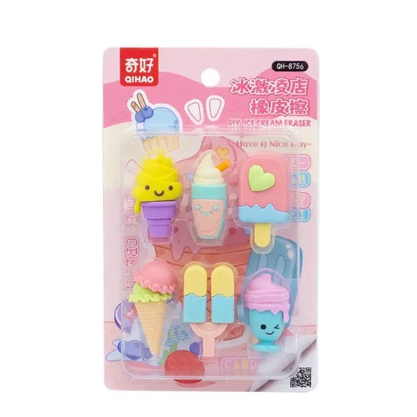 Fancy ice cream eraser model QH-8756