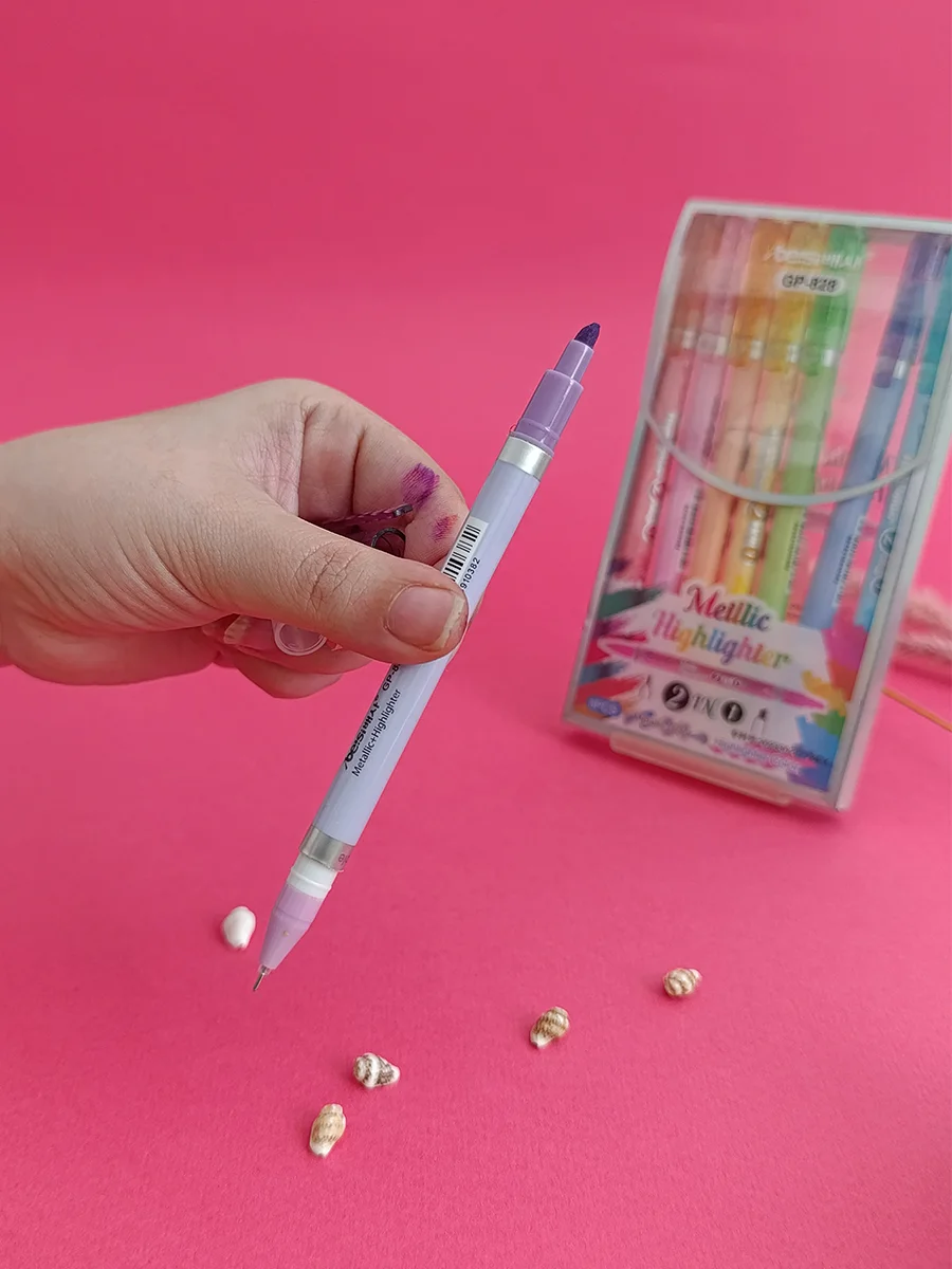 8-color highlighter and marker, code GP-828