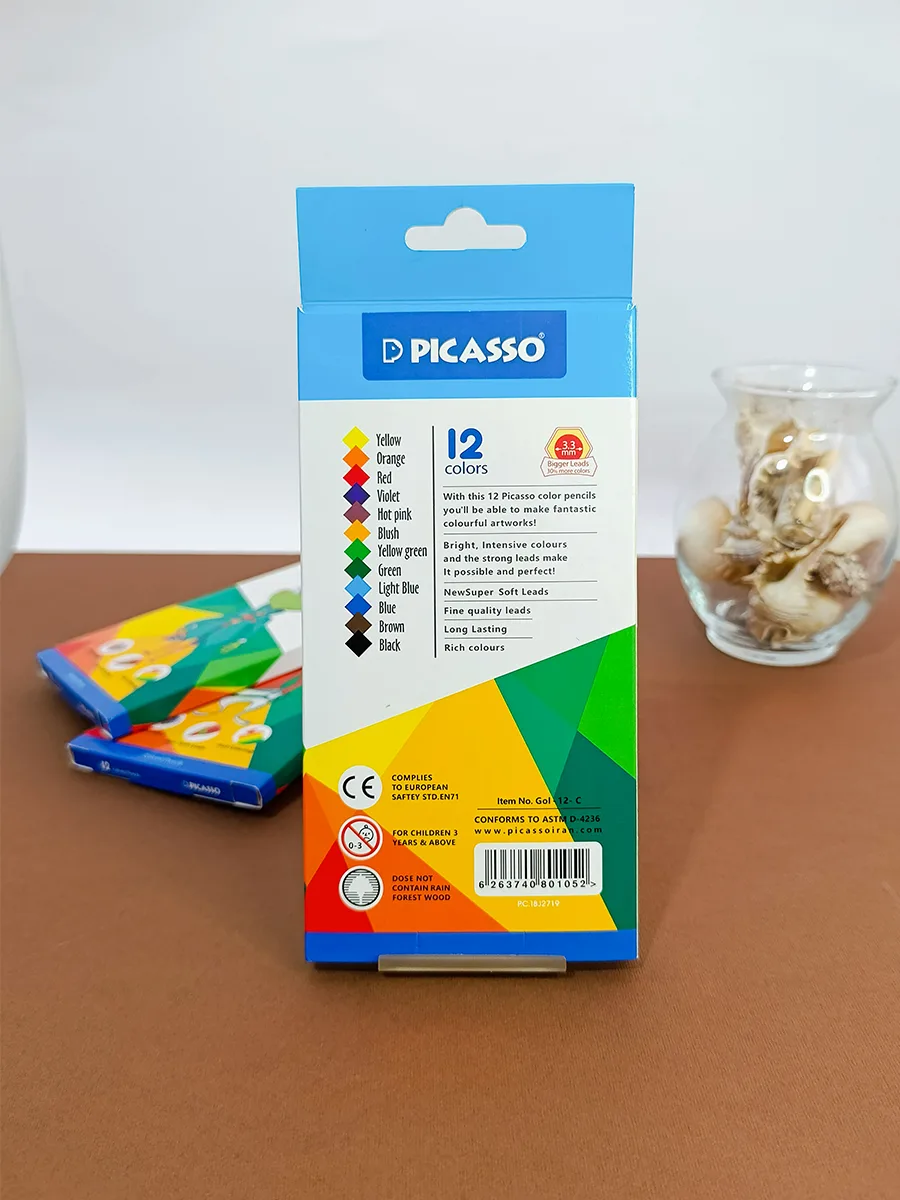 12 -colored Picasso colored pencil