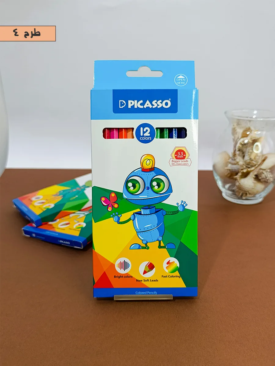 12 -colored Picasso colored pencil