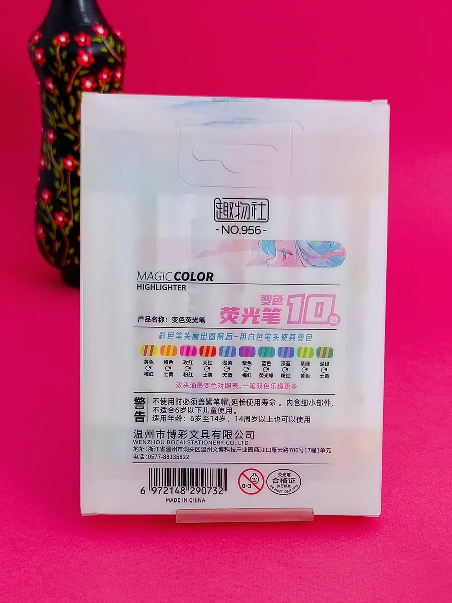 Highlighter marker double-ended magic model code 956