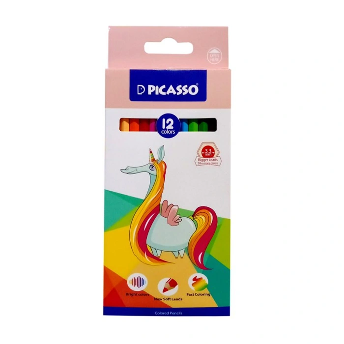 12 -colored Picasso colored pencil
