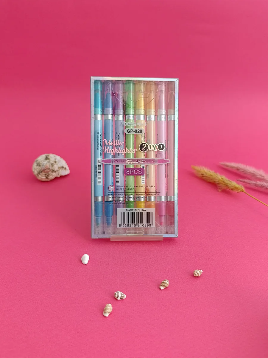 8-color highlighter and marker, code GP-828