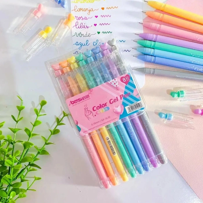Pastel pen 8 colors gp-3670