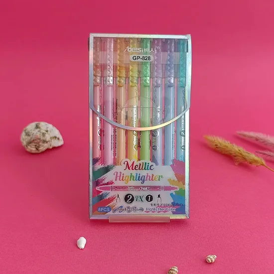 8-color highlighter and marker, code GP-828