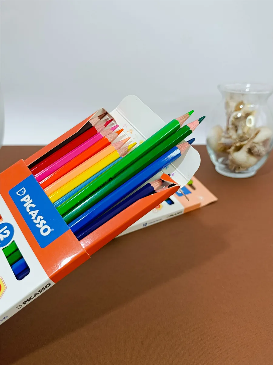 12 -colored Picasso colored pencil